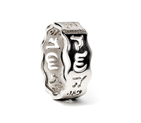 Anello Tamashii Mantra Om in Argento RHS900-00-22